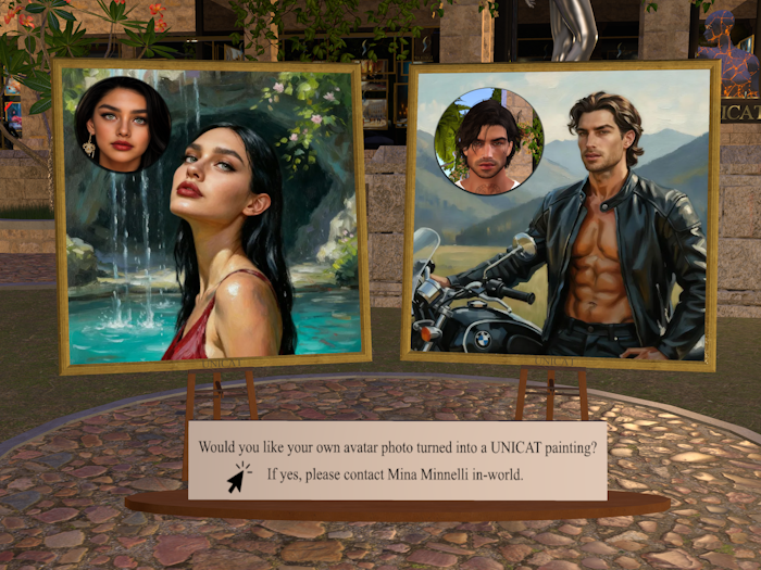 Custom UNICAT Oil Painting Examples